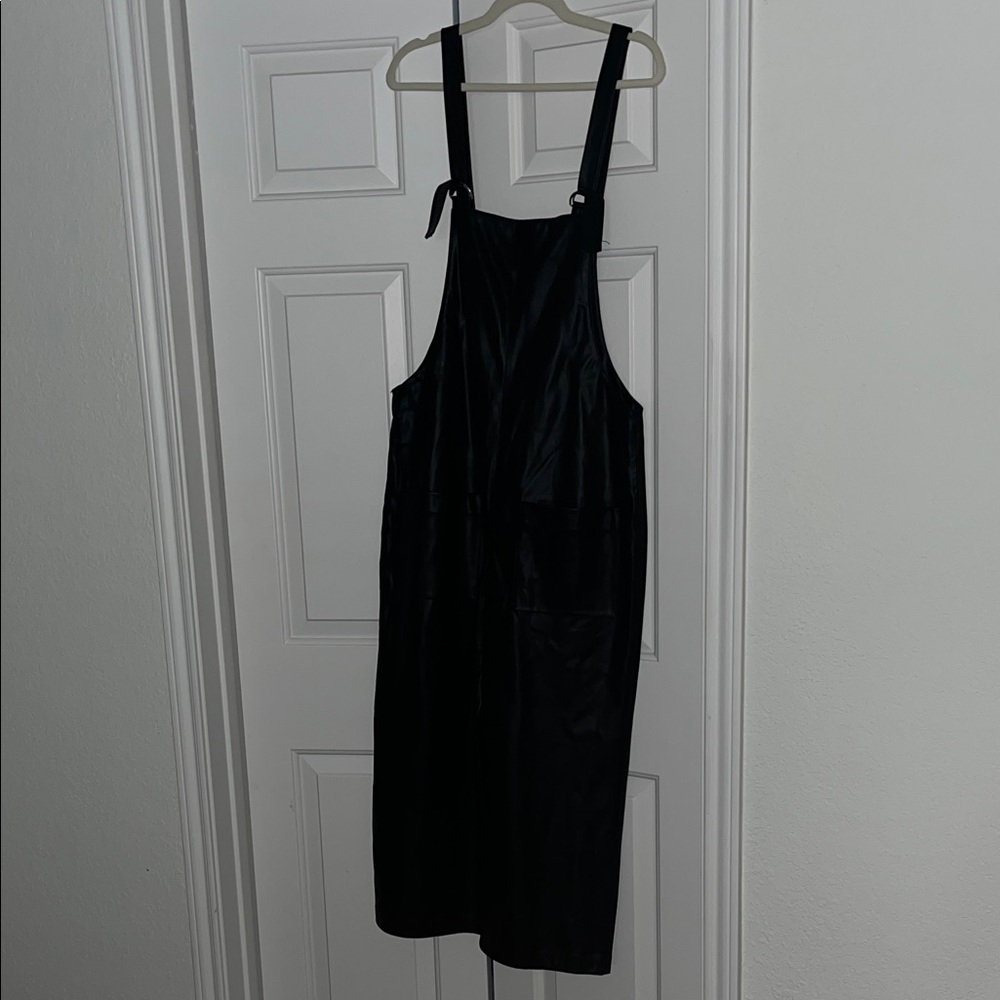 ZARA faux leather jumpsuit (S) NWT - Picture 3 of 12